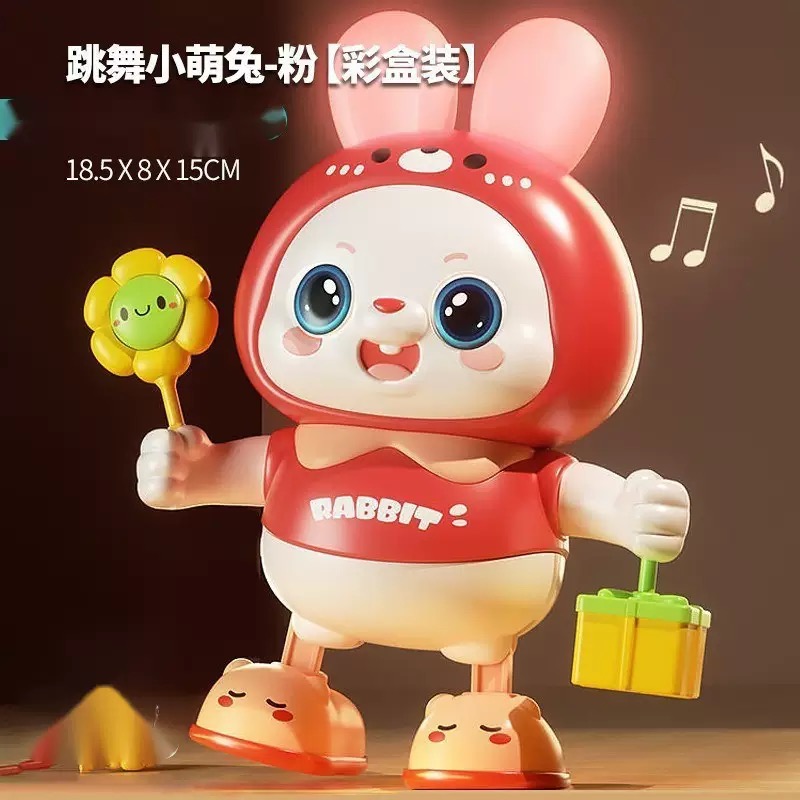 THỎ HỒNG NHẢY MÚA CA HÁT CẦM QUÀ